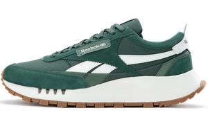 Кроссовки CL LEGACY W+ Low Top Unisex Темно-зеленые Reebok, Jasper/Raw White