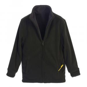 Детская двусторонняя тяжелая флисовая куртка Gioberti на молнии, цвет Olive Charcoal
