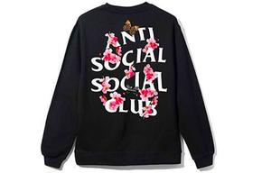 Kkotch Women's Crop Ls Tee ANTI SOCIAL SOCIAL CLUB