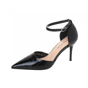 Женские туфли на тонком каблуке и высоком каблуке Zomila, Black 8.5