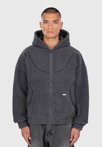 Флисовая куртка Dropsize WAVY ZIP, Steel Grey/Grey