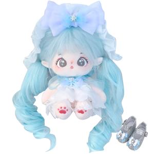 Двойной хвост, Frost Descend, кукла с хлопковым скелетом, плюшевая кукла, высота 20 см, длина 22 см COTTON PLANET