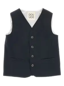 Жилет на пуговицах Doudou et Compagnie, синий