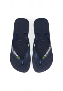 Шлепанцы havaianas с бразильским логотипом для бассейна Havaianas, Navy Blue
