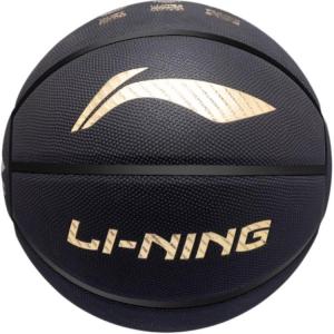 LINING Badfive LBQG100 N PU баскетбольный мяч black gold размер 7 тренировочный unisex