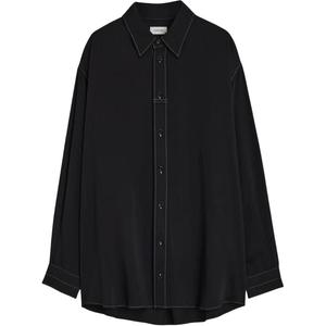 Рубашка с петлей Lemaire, черный