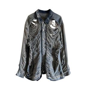 Куртка Rick Owens Jumbo Worker Denim Jacket, синий