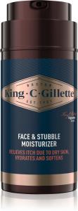 Увлажняющий крем для лица и щетины King C. Gillette, 100 мл