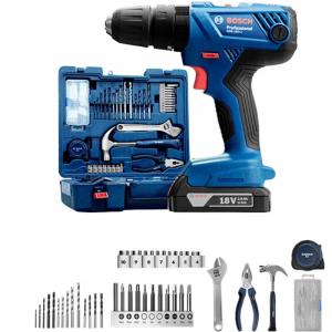 Дрель Bosch GSB180-Li + набор инструментов
