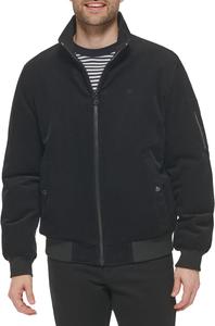 Calvin Klein mens Corduroy Bomber, Corduroy Black