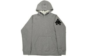 Толстовка унисекс серая Chrome Hearts, серый