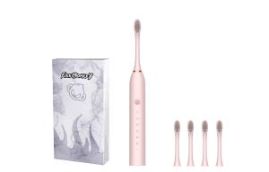 Электрическая зубная щетка FireMonkey, розовый