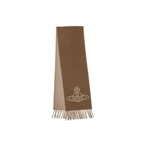 Vivienne Westwood Вязаный шарф женский Camel, Camel