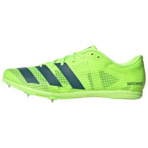 Амортизирующие противоскользящие и износостойкие низкие кроссовки для бега на длинные дистанции Unisex Green Blue Adidas Neo