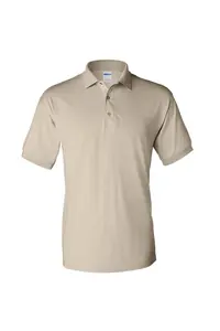 Рубашка поло из джерси DryBlend для взрослых с короткими рукавами Gildan, коричневый