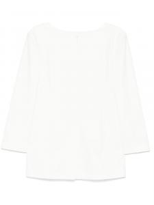 Amomento блузка с вырезом-лодочкой, белый