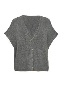Вязаный жилет Lilavie  Ninaa, темно-серый