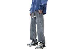 Джинсы серии Ride The Wind And Waves унисекс WARRIOR, светло-голубой