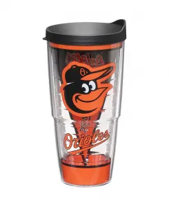 Акриловый стакан Baltimore Orioles объемом 24 унции Tervis Tumbler, orange