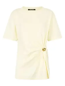 Хлопковая футболка Roberto Cavalli, нейтральный