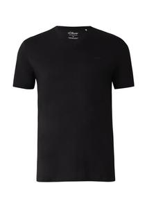 s.Oliver Men Big Sizes Футболка в черном цвете