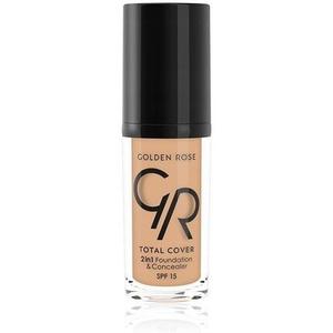 Golden Rose Total Cover 2 в 1 Тональный крем и консилер SPF15 04 Бежевый