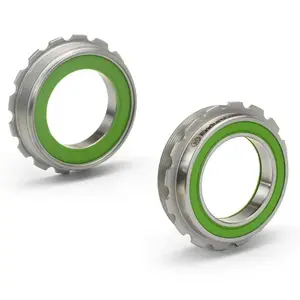 Каретка Enduro Bearings BKSM-8144 Asymetrical T47/30 mm Maxhit 440c Stainless, серебряный