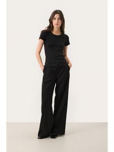 PART TWO Футболка TullePW, прямого кроя, черного цвета