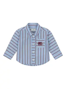 Полосатая рубашка Пегас ETRO KIDS, синий