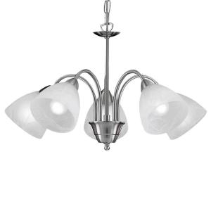 Настольная лампа Eglo цвет никеля, цвет алебастра диаметр/высота: 52/110 см