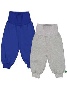 Зауженные брюки Fred's World by GREEN COTTON, Blue/Mottled Grey