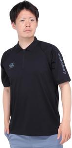 Мужская футболка-поло Canterbury R+ FLEXCOOL CONTROL с половинной молнией, черный