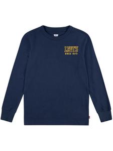Рубашка с длинным рукавом Levi's Kids, темно-синий