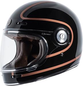 Шлем мотоциклетный TORC T1, черный / бронзовый