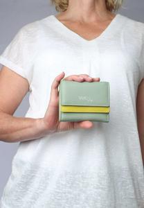 Кошелек Vargu IVENA , Sage Green - Lime Green/Teal