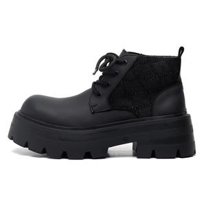 SHUPATE Короткие мужские ботинки Martin, черные