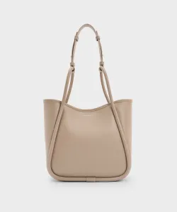 Сумка-шоппер Lyla Mini Lyla Tubular Tote Bag Charles & Keith, цвет Taupe