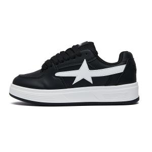 JETRAM Легкие и дышащие женские лоу-топы для скейтбординга черные, цвет Black