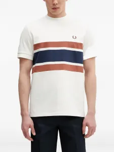 Футболка с вышитым логотипом Fred Perry, белый