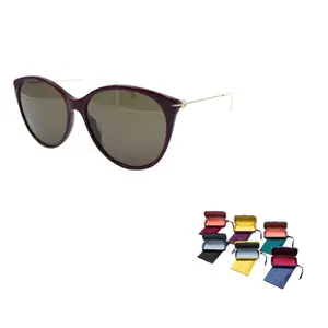 GUCCI Гравированные очки в оправе Pantos, Burgundy