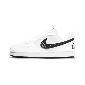 Nike Кроссовки для скейтбординга Court Borough Abrasion Resistant Low top для детей, черно-белые, унисекс