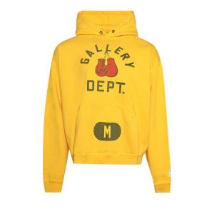 Худи Gallery Dept. Boxing Merch Hoodie, Gold Yellow