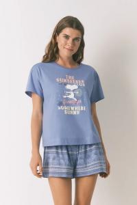 Хлопковая пижама Women'Secret, синий