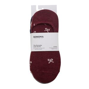 Женские модные носки-следки 5 шт Sonoma Goods For Life, Bow