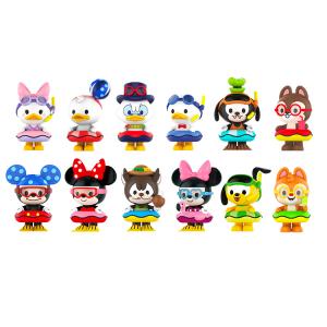 Микки Маус Disney Family, коллекция Pool Party, мистические боксы, одиночный мистический бокс/полный бокс 12 шт POP MART