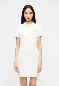 Платье-Рубашка с эмблемой Versace Jeans Couture, White/Gold-Coloured