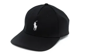 Polo Ralph Lauren Вышитая бейсболка с пони, Black