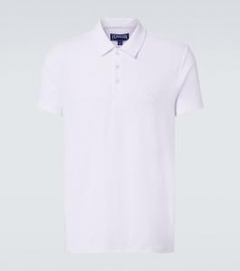 Хлопковая поло с добавками и ворсом Vilebrequin, Blanc