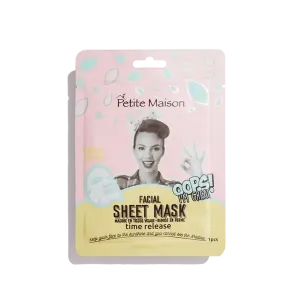 Увлажняющая тканевая маска для лица, 25 мл Petite Maison Facial sheet mask time release