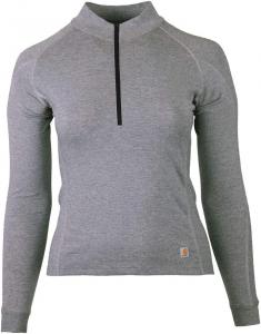 Женская толстовка Carhartt WBL153 Base Force Heavyweight Quarter-Zip, Shadow Heather